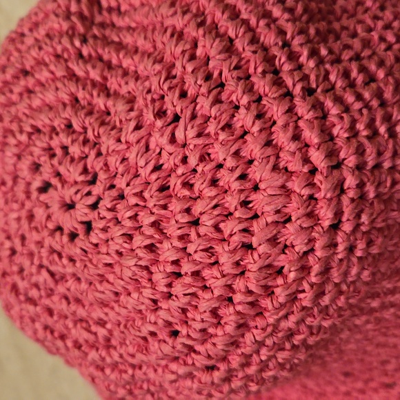 NWT Trina Turk Pink Stylish Sun Hat - Picture 3 of 8